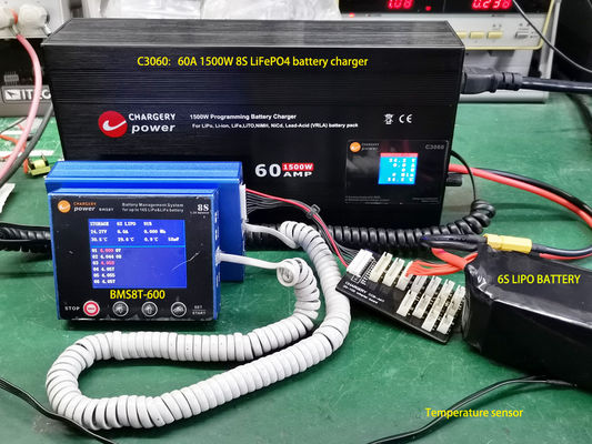 30V 1500W ولتاژ تنظیم شده جریان شارژر باتری آداپتور SMPS 1S 4S 8S 60A