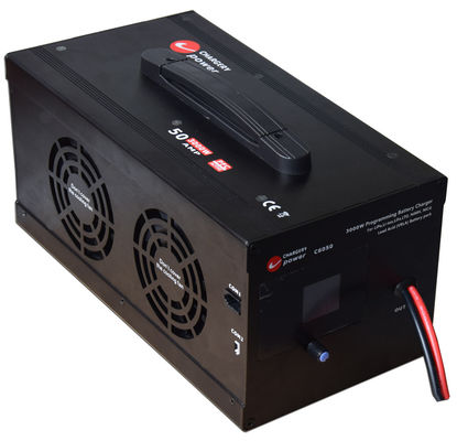 48V 3000W 13S LiPo، NMC، LiFe، LiTo، Pb، VRLA اسید سرب AGM، GEL شارژر باتری برای دوچرخه الکترونیکی، موتورسیکلت الکتریکی 1-55A