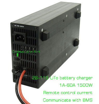 شارژر باتری LTO قابل تنظیم 29.7V 11S برای موتورسیکلت E اسکوتر 1A-60A