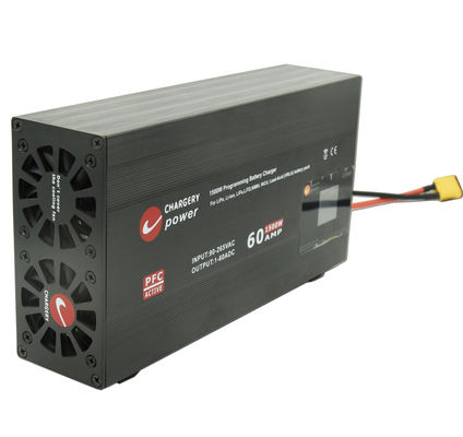 شارژر باتری LTO قابل تنظیم 29.7V 11S برای موتورسیکلت E اسکوتر 1A-60A