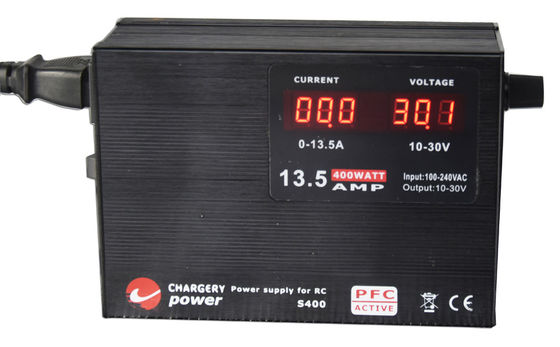 شارژر RC هلیکوپتر برنامه ریزی شده شارژر باتری SMPS 13A 30V 400W