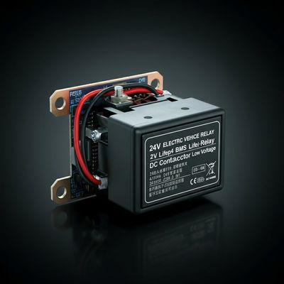 24 ولت اتومبیل الکتریکی BMS Lifepo4 DC Contactor Relay ولتاژ پایین