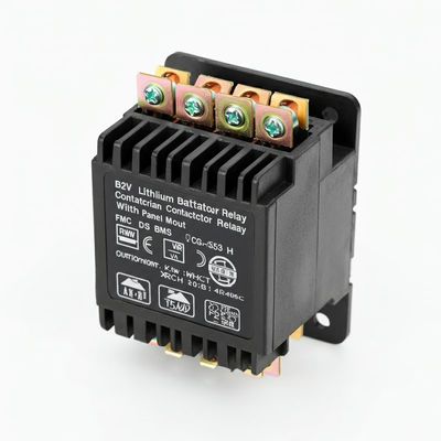 12V Bms باتری لیتیوم DC Contactor الکتریکی رله با پانل نصب